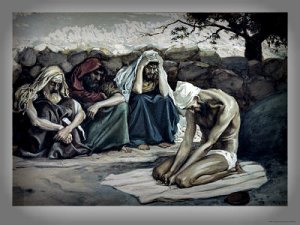 "Job's Friends" by James Tissot (CC-PD)